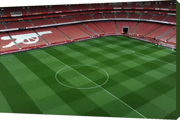 Emirates Stadium before the match. Arsenal 0: 0 Chelsea. Barclays Premier League. Emirates Stadium