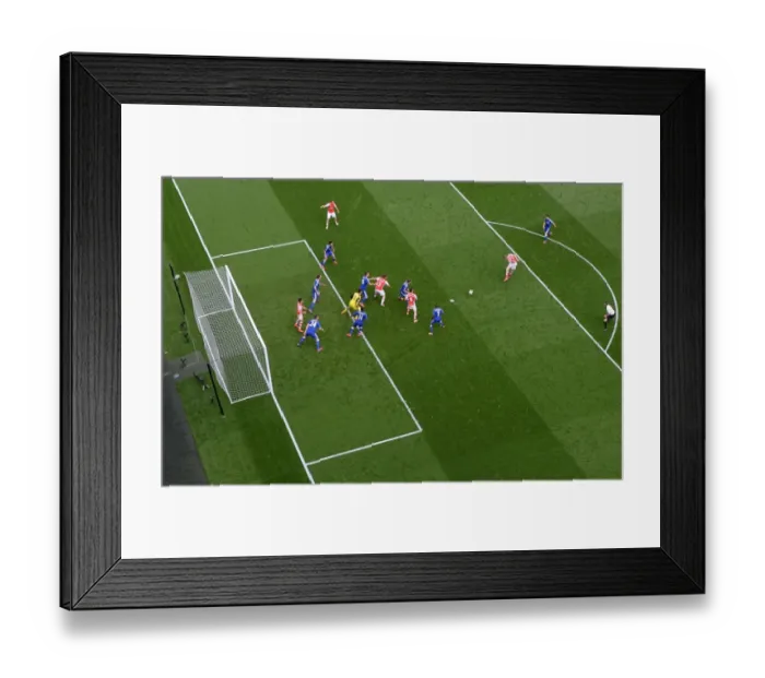 Framed Print : Per Mertesacker Fires Up Arsenal Against Chelsea in the Premier League Framed Print : Per Mertesacker Fires Up Arsenal Against Chelsea in the Premier League