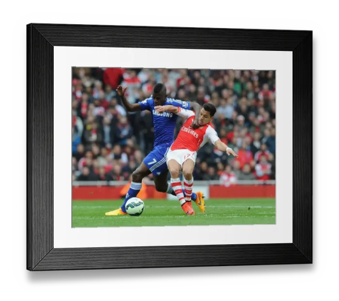 Framed Print : Clash of Titans: Sanchez vs. Ramires - Arsenal vs. Chelsea Showdown, Premier League 2015 Framed Print : Clash of Titans: Sanchez vs. Ramires - Arsenal vs. Chelsea Showdown, Premier League 2015