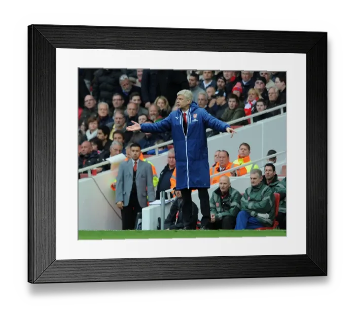 Framed Print : Arsene Wenger Leads Arsenal Against Chelsea (2014 / 15) Framed Print : Arsene Wenger Leads Arsenal Against Chelsea (2014 / 15)