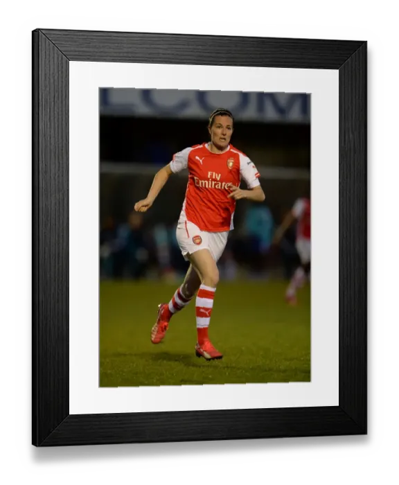 Framed Print : WSL Showdown: Natalia Pablos Sanchon in Action for Arsenal Against Chelsea