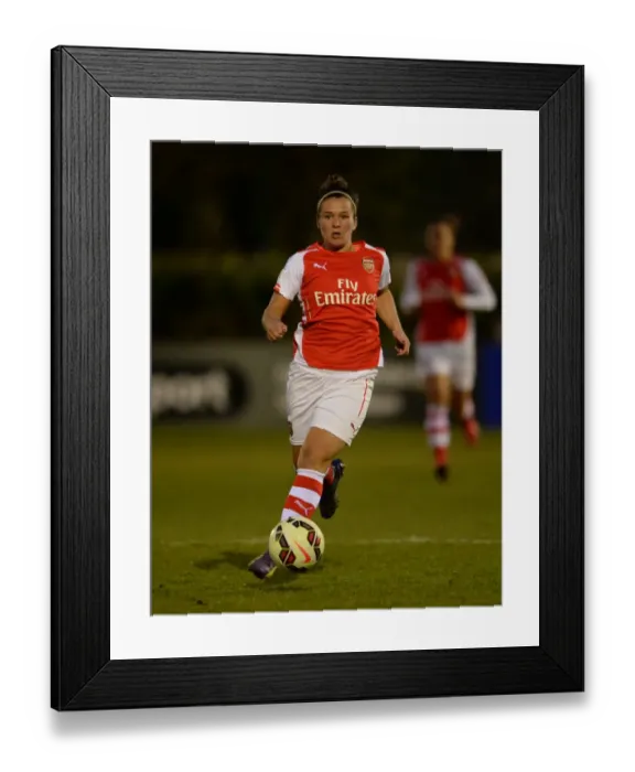 Framed Print : Emma Mitchell Goes Head-to-Head with Chelsea Ladies in WSL Showdown