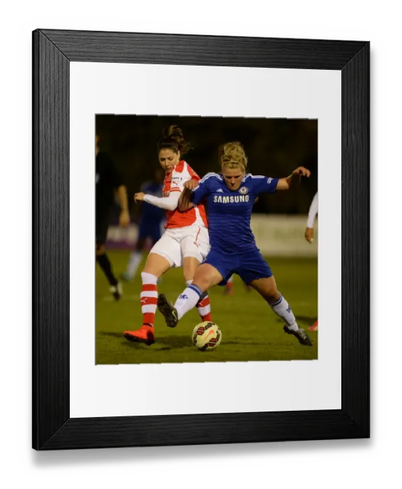Framed Print : Vicky Losada vs Millie Bright: A Footballing Rivalry Ignites in the WSL Showdown