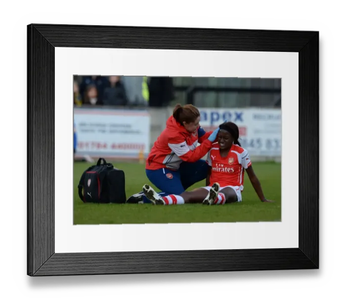 Framed Print : Arsenal Ladies vs. Chelsea Ladies: Chioma Obogagu Receives Medical Attention Framed Print : Arsenal Ladies vs. Chelsea Ladies: Chioma Obogagu Receives Medical Attention