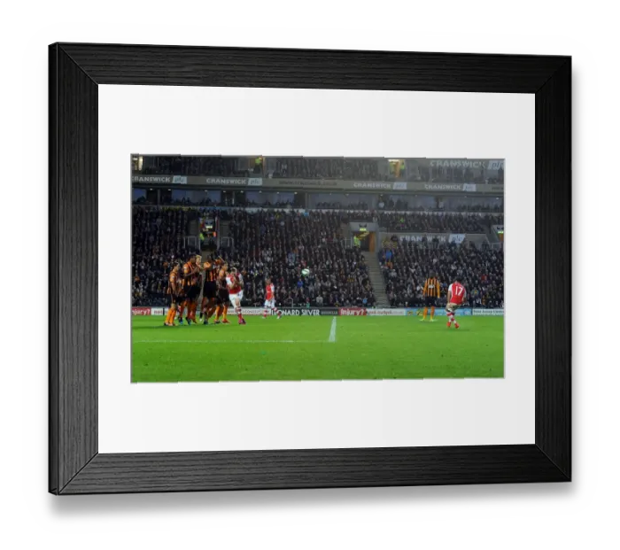 Framed Print : Alexis Sanchez Scores First Arsenal Goal: Hull City 1-1 Arsenal, Premier League 2014 / 15