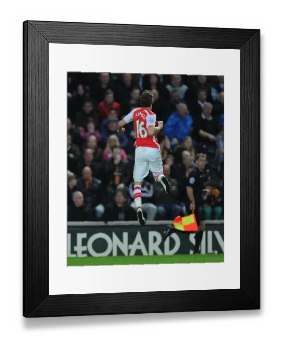 Framed Print : Arsenal's Aaron Ramsey Scores Brace: Securing Victory Against Hull City (May 2015) Framed Print : Arsenal's Aaron Ramsey Scores Brace: Securing Victory Against Hull City (May 2015)