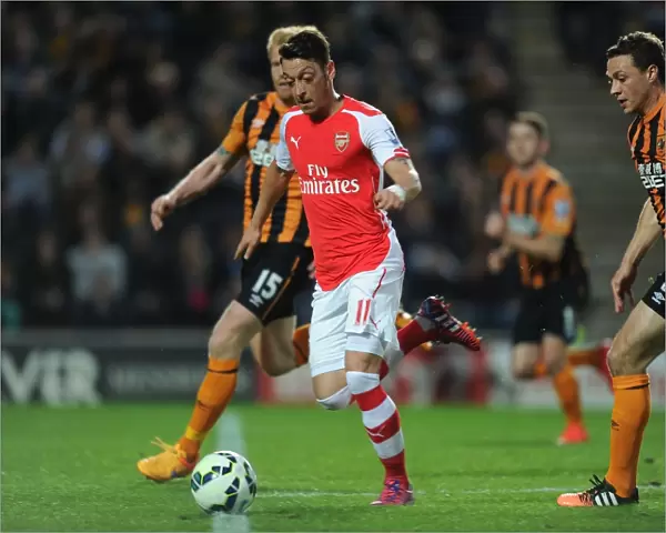 Mesut Ozil in Action: Hull City vs Arsenal, Premier League 2014 / 15