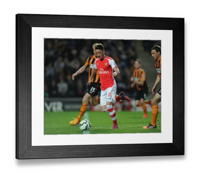 Framed Print : Mesut Ozil in Action: Hull City vs Arsenal, Premier League 2014 / 15 Framed Print : Mesut Ozil in Action: Hull City vs Arsenal, Premier League 2014 / 15