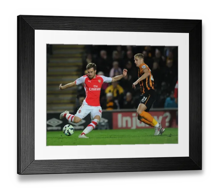 Framed Print : Ramsey vs Dawson: A Premier League Battle at KC Stadium Framed Print : Ramsey vs Dawson: A Premier League Battle at KC Stadium