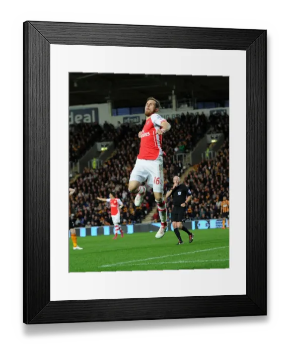 Framed Print : Ramsey's Double: Arsenal's Thrilling Victory Over Hull City in the Premier League (May 2015) Framed Print : Ramsey's Double: Arsenal's Thrilling Victory Over Hull City in the Premier League (May 2015)