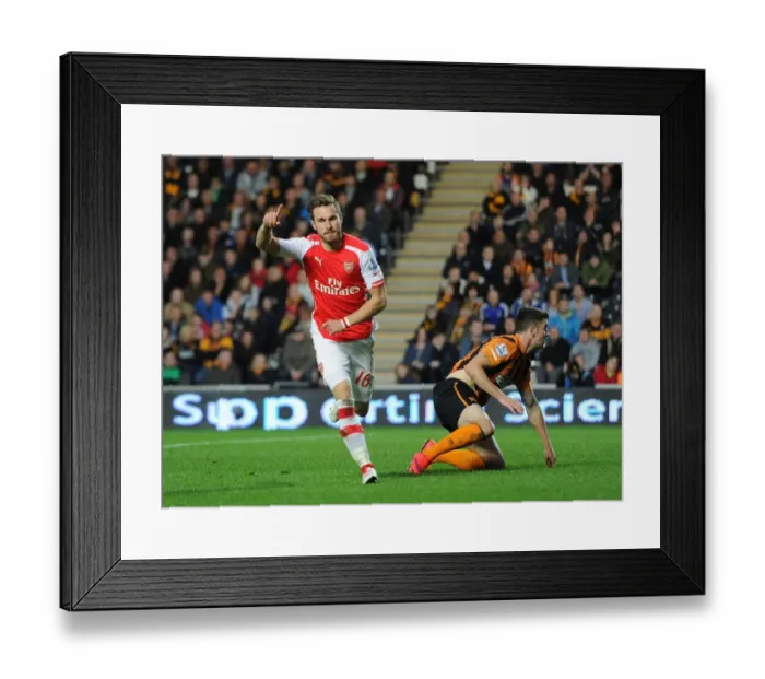 Framed Print : Arsenal's Unforgettable Double: Ramsey's Brace Seals Premier League Victory vs. Hull City (May 2015) Framed Print : Arsenal's Unforgettable Double: Ramsey's Brace Seals Premier League Victory vs. Hull City (May 2015)