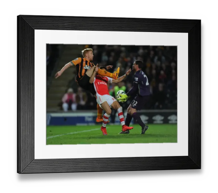 Framed Print : Clash at KC Stadium: Premier League Showdown - Arsenal vs. Hull City, May 2015 Framed Print : Clash at KC Stadium: Premier League Showdown - Arsenal vs. Hull City, May 2015