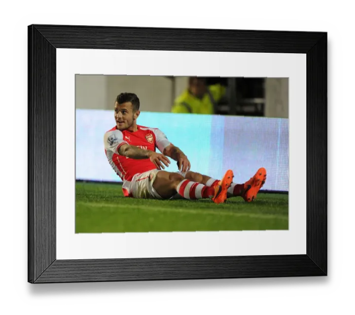 Framed Print : Jack Wilshere in Action: Hull City vs. Arsenal, Premier League 2014 / 15