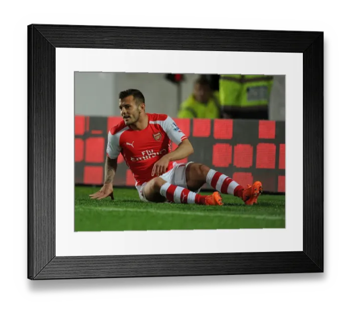 Framed Print : Jack Wilshere in Action: Hull City vs Arsenal, Premier League 2014-2015 Framed Print : Jack Wilshere in Action: Hull City vs Arsenal, Premier League 2014-2015