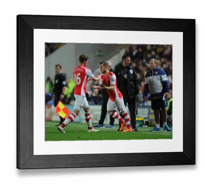 Framed Print : Jack Wilshere Replaces Aaron Ramsey: Arsenal's Midfield Switch Against Hull City (May 2015) Framed Print : Jack Wilshere Replaces Aaron Ramsey: Arsenal's Midfield Switch Against Hull City (May 2015)