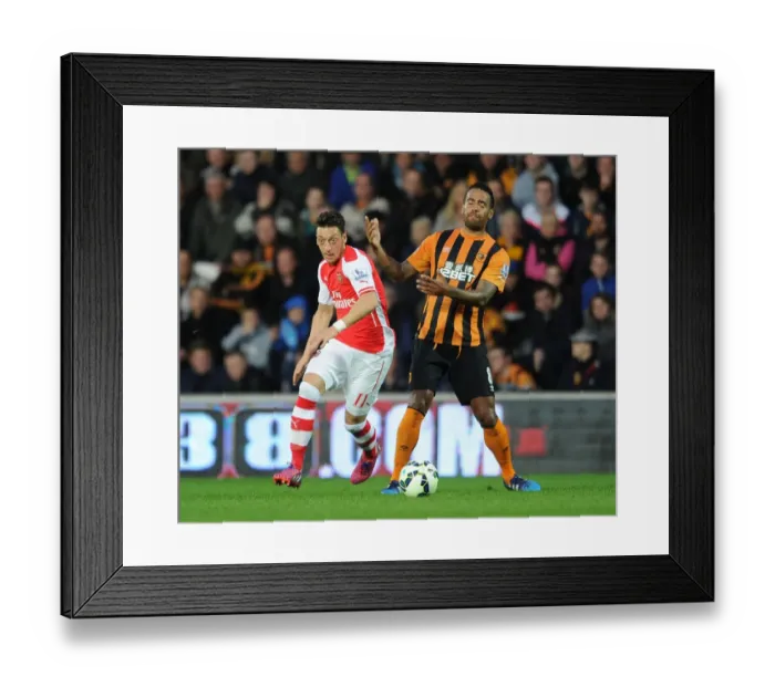 Framed Print : Mesut Ozil vs. Tom Huddlestone: A Premier League Showdown at Hull City (2014 / 15) Framed Print : Mesut Ozil vs. Tom Huddlestone: A Premier League Showdown at Hull City (2014 / 15)