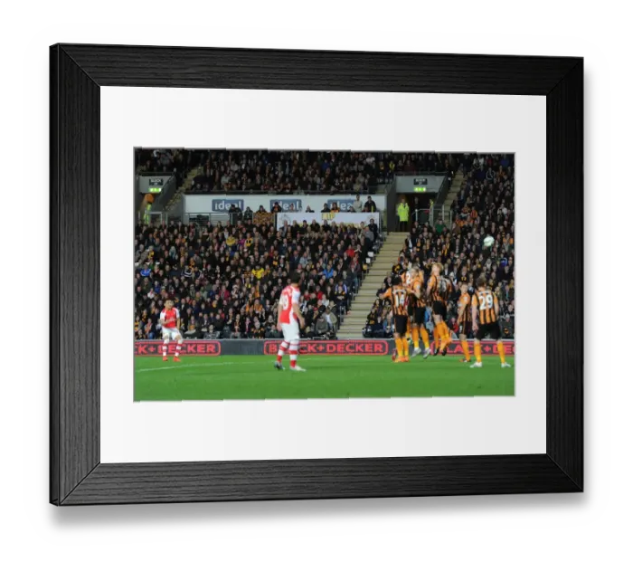Framed Print : Alexis Sanchez Scores First Arsenal Goal: Hull City 1-0 Arsenal, Premier League 2014 / 15