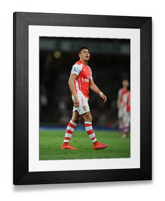 Framed Print : Alexis Sanchez in Action: Arsenal vs. Swansea City (2014 / 15 Premier League) Framed Print : Alexis Sanchez in Action: Arsenal vs. Swansea City (2014 / 15 Premier League)