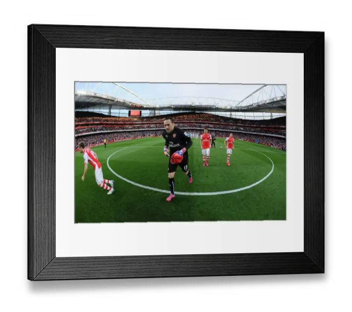 Framed Print : Arsenal's David Ospina Gears Up for Swansea City Showdown in Premier League (2014 / 15) Framed Print : Arsenal's David Ospina Gears Up for Swansea City Showdown in Premier League (2014 / 15)