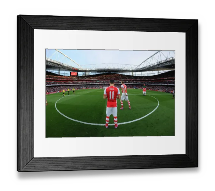 Framed Print : Mesut Ozil: Arsenal's Star Performer Shines Against Swansea City, Premier League 2014 / 15