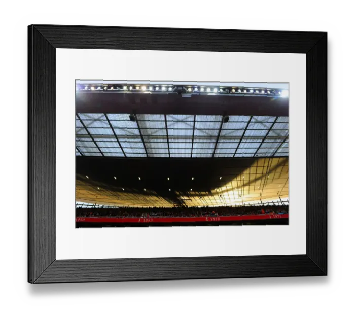 Framed Print : Arsenal's Emirates Stadium: Ready for Premier League Clash Against Swansea City (2014 / 15)