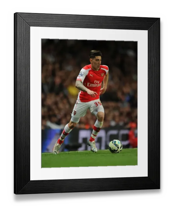 Framed Print : Hector Bellerin: In Action for Arsenal Against Swansea City, Premier League 2014 / 15