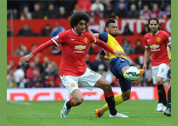 Clash of Midfield Titans: Coquelin vs. Fellaini, Manchester United vs. Arsenal, Premier League 2014-15