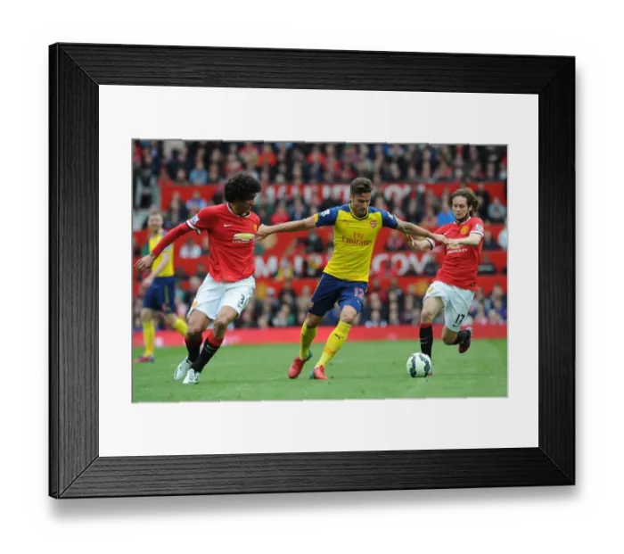 Framed Print : Intense Rivalry: Giroud's Battle with Herrera and Fellaini (Man Utd vs Arsenal, 2014-15) Framed Print : Intense Rivalry: Giroud's Battle with Herrera and Fellaini (Man Utd vs Arsenal, 2014-15)
