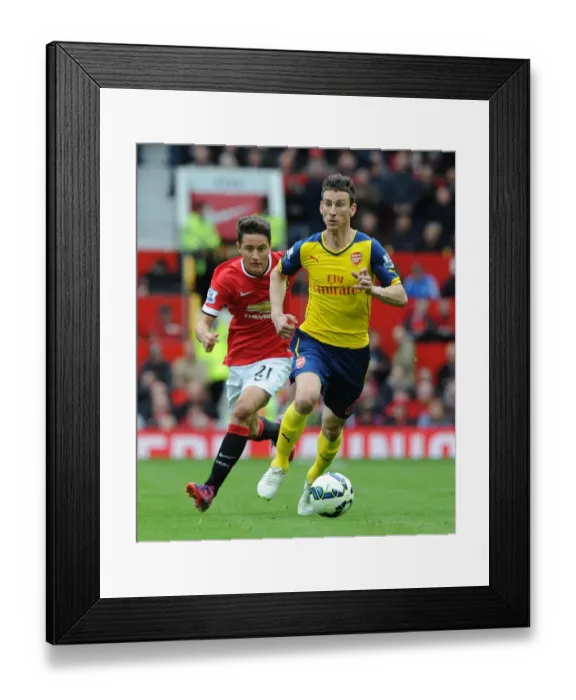 Framed Print : Clash of Titans: Koscielny vs. Herrera - A Premier League Battle Framed Print : Clash of Titans: Koscielny vs. Herrera - A Premier League Battle