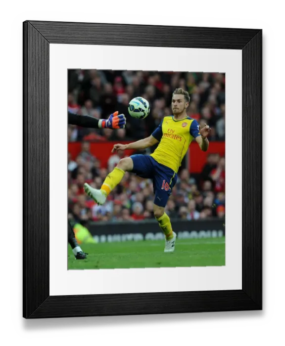 Framed Print : Aaron Ramsey in Action: Arsenal vs. Manchester United, Premier League 2014-15 Framed Print : Aaron Ramsey in Action: Arsenal vs. Manchester United, Premier League 2014-15