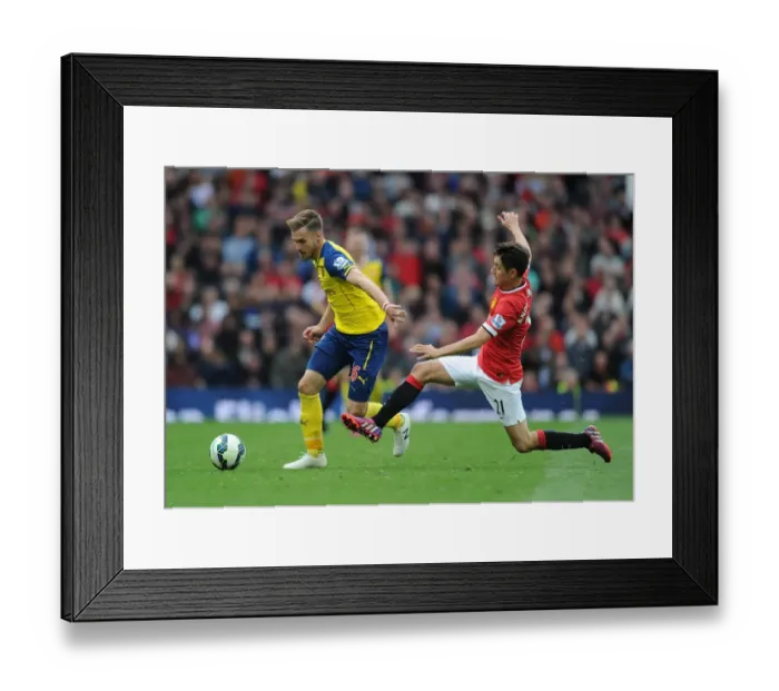 Framed Print : Ramsey Surges Past Herrera: A Premier League Showdown (2014-15) - Manchester United vs. Arsenal Framed Print : Ramsey Surges Past Herrera: A Premier League Showdown (2014-15) - Manchester United vs. Arsenal