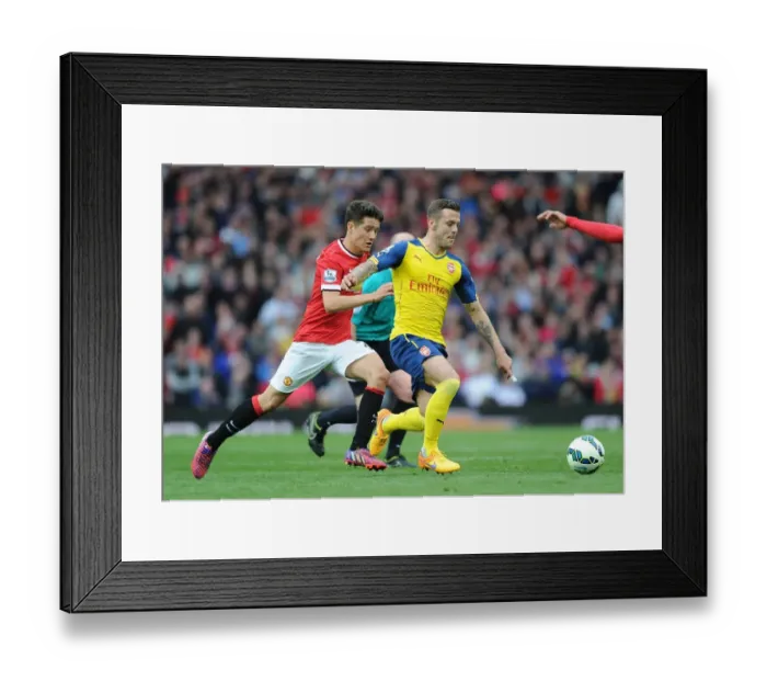 Framed Print : Jack Wilshere Outsmarts Ander Herrera: Premier League Battle at Old Trafford (2014-15) Framed Print : Jack Wilshere Outsmarts Ander Herrera: Premier League Battle at Old Trafford (2014-15)