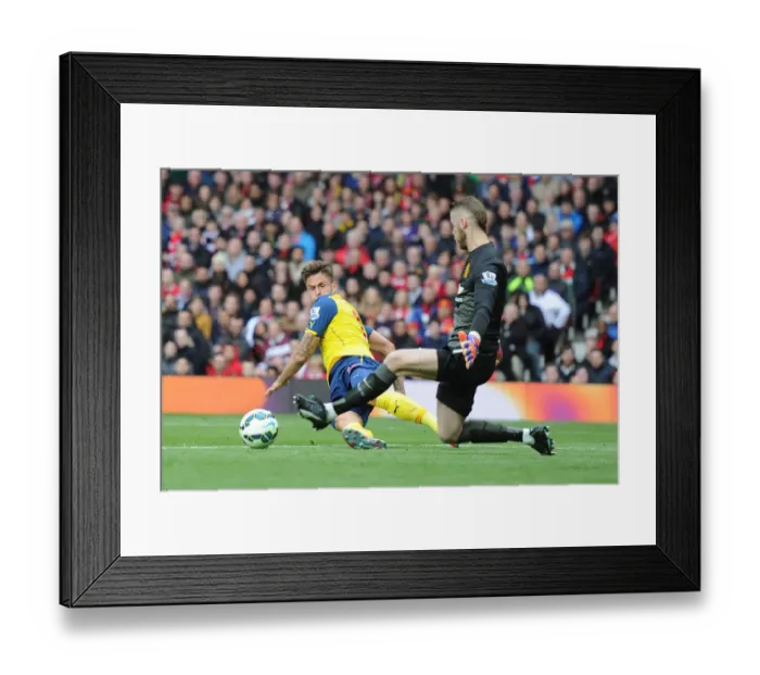 Framed Print : Premier League Showdown: Manchester United vs. Arsenal (2014-15) - Old Trafford Battle Framed Print : Premier League Showdown: Manchester United vs. Arsenal (2014-15) - Old Trafford Battle