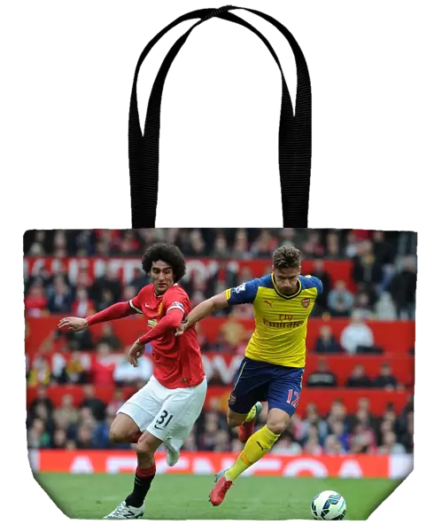 Olivier Giroud (Arsenal) Marouane Fellaini (Man Utd). Manchester United 1: 1 Arsenal