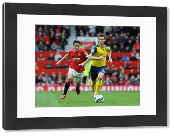 Laurent Koscielny (Arsenal) Ander Herrera (Man Utd). Manchester United 1: 1 Arsenal