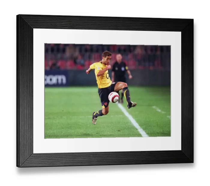 Framed Print : Flamini. Mathieu Flamini (Arsenal). Sparta Prague 0:2 Arsenal