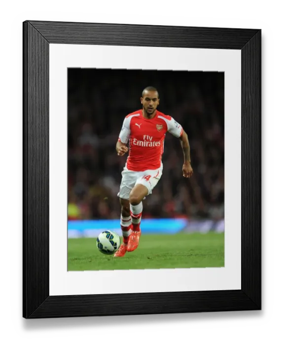 Framed Print : Theo Walcott in Action: Arsenal vs Sunderland, Premier League 2014-15 Framed Print : Theo Walcott in Action: Arsenal vs Sunderland, Premier League 2014-15