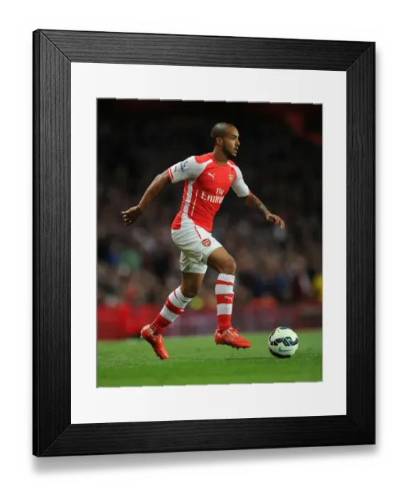 Framed Print : Theo Walcott in Action: Arsenal vs Sunderland, Premier League 2014-15 Framed Print : Theo Walcott in Action: Arsenal vs Sunderland, Premier League 2014-15