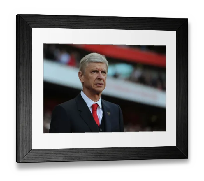 Framed Print : Arsene Wenger: Arsenal Manager Before Arsenal vs Sunderland (2015) Framed Print : Arsene Wenger: Arsenal Manager Before Arsenal vs Sunderland (2015)
