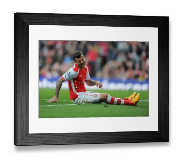 Framed Print : Jack Wilshere in Action: Arsenal vs. Sunderland (2014-15) Framed Print : Jack Wilshere in Action: Arsenal vs. Sunderland (2014-15)