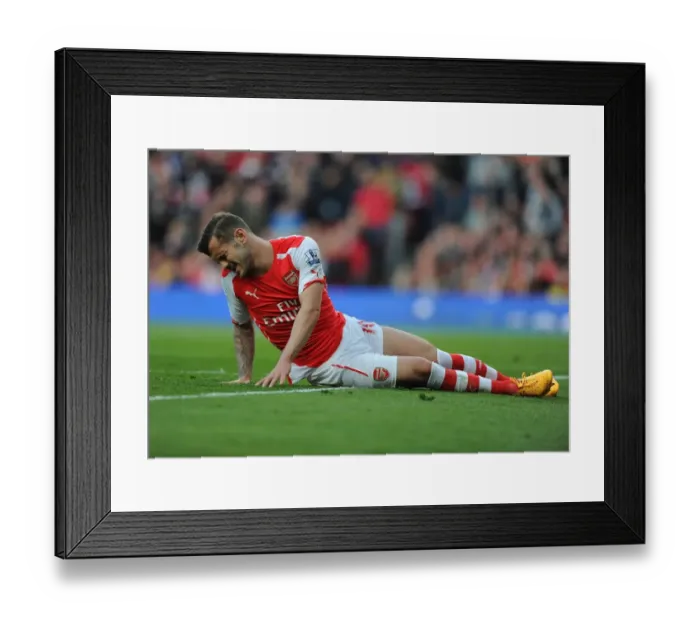 Framed Print : Arsenal's Jack Wilshere in Action: Arsenal vs. Sunderland (2014-15 Premier League) Framed Print : Arsenal's Jack Wilshere in Action: Arsenal vs. Sunderland (2014-15 Premier League)