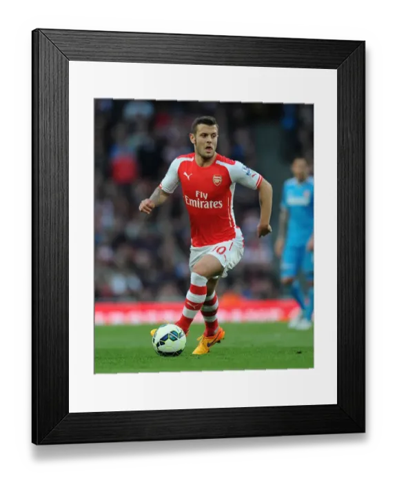 Framed Print : Jack Wilshere in Action: Arsenal vs. Sunderland (2014-15) Framed Print : Jack Wilshere in Action: Arsenal vs. Sunderland (2014-15)