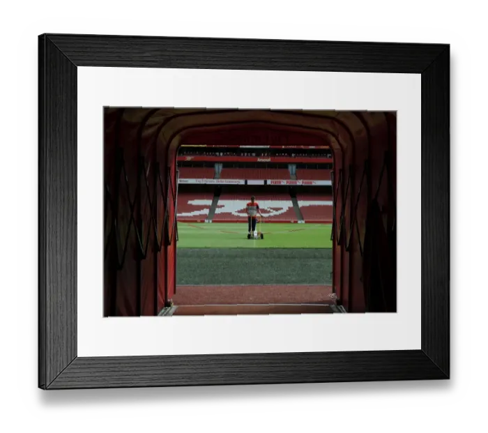 Framed Print : Arsenal: Preparing the Battlefield - Emirates Stadium (2014 / 15) Framed Print : Arsenal: Preparing the Battlefield - Emirates Stadium (2014 / 15)