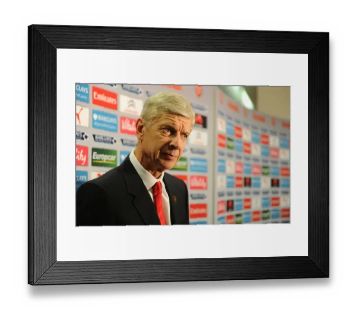Framed Print : Arsene Wenger: Arsenal Manager Before Arsenal vs. West Bromwich Albion (2014 / 15) Framed Print : Arsene Wenger: Arsenal Manager Before Arsenal vs. West Bromwich Albion (2014 / 15)