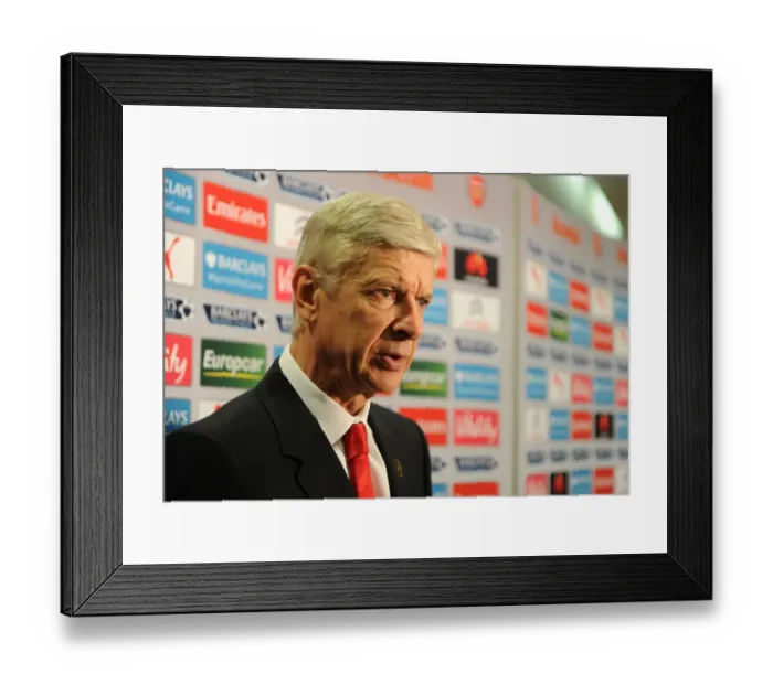 Framed Print : Arsene Wenger: Arsenal Manager Before Arsenal vs West Bromwich Albion (2014 / 15) Framed Print : Arsene Wenger: Arsenal Manager Before Arsenal vs West Bromwich Albion (2014 / 15)