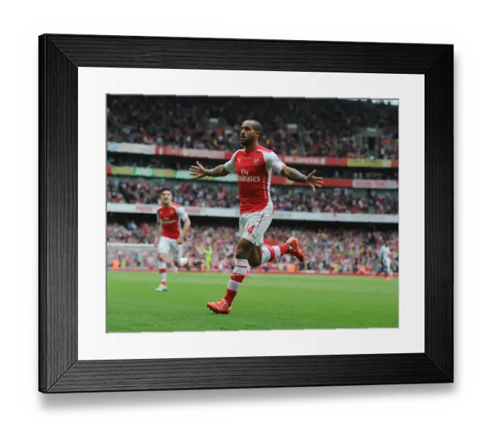 Framed Print : Dramatic Last-Minute Victory: Theo Walcott's Thrilling Goal for Arsenal vs. West Bromwich Albion (2015) Framed Print : Dramatic Last-Minute Victory: Theo Walcott's Thrilling Goal for Arsenal vs. West Bromwich Albion (2015)
