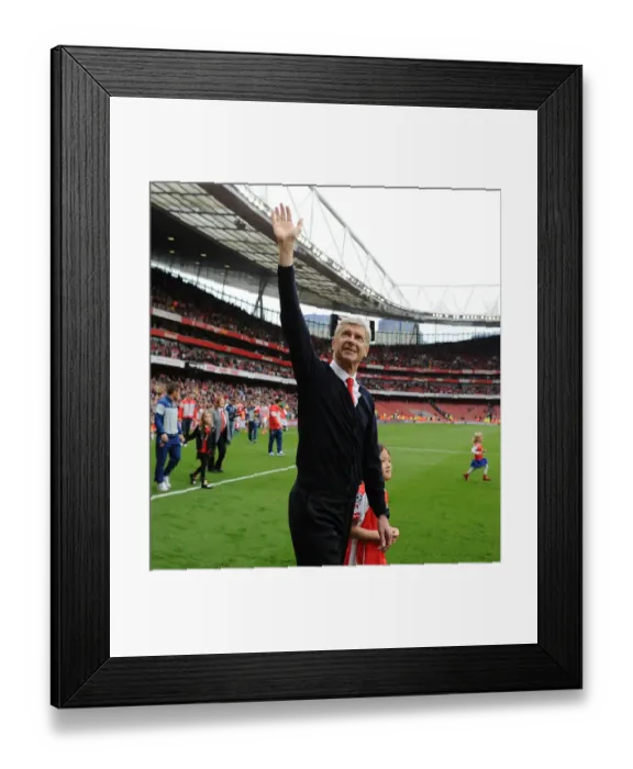 Framed Print : Arsene Wenger's Farewell: Arsenal vs West Bromwich Albion, 2015 Premier League