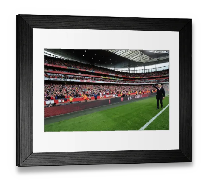 Framed Print : Arsene Wenger's Farewell: Arsenal vs. West Bromwich Albion, 2015 - The Emotional Last Match Framed Print : Arsene Wenger's Farewell: Arsenal vs. West Bromwich Albion, 2015 - The Emotional Last Match