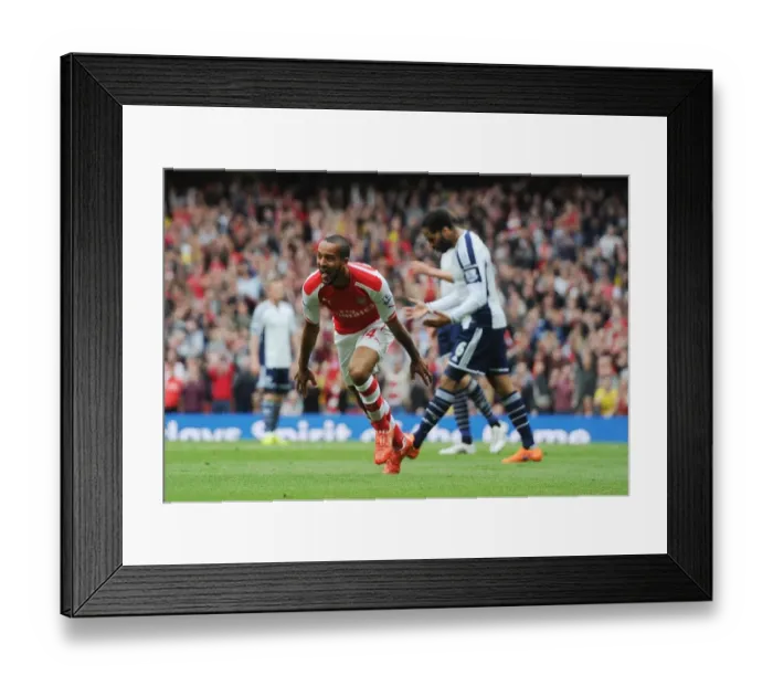 Framed Print : Theo Walcott's Double: Arsenal Secures Dramatic Victory Over West Bromwich Albion (2014 / 15) Framed Print : Theo Walcott's Double: Arsenal Secures Dramatic Victory Over West Bromwich Albion (2014 / 15)