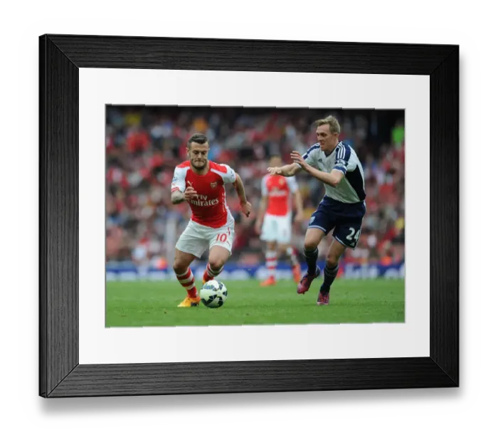 Framed Print : Arsenal's Jack Wilshere Outsmarts Darren Fletcher: A Moment of Skill in the 2014 / 15 Premier League Clash Framed Print : Arsenal's Jack Wilshere Outsmarts Darren Fletcher: A Moment of Skill in the 2014 / 15 Premier League Clash